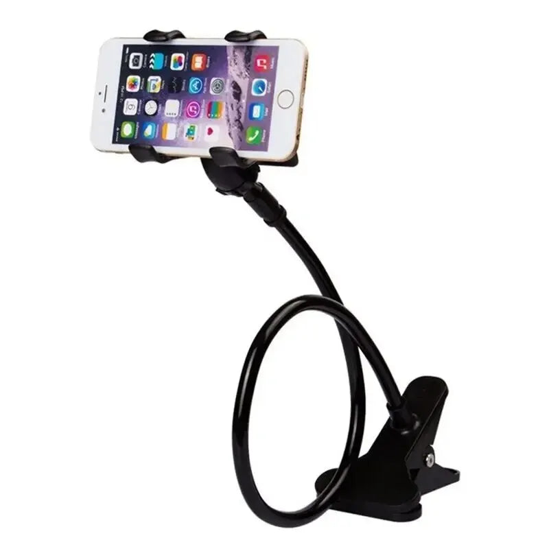 360 Clip Mobile Phone Holder Stand Portable Flexible Lazy Bed Desktop Bracket Desk Mount Stand For iPhone, Samsung, Xiaomi 70cm