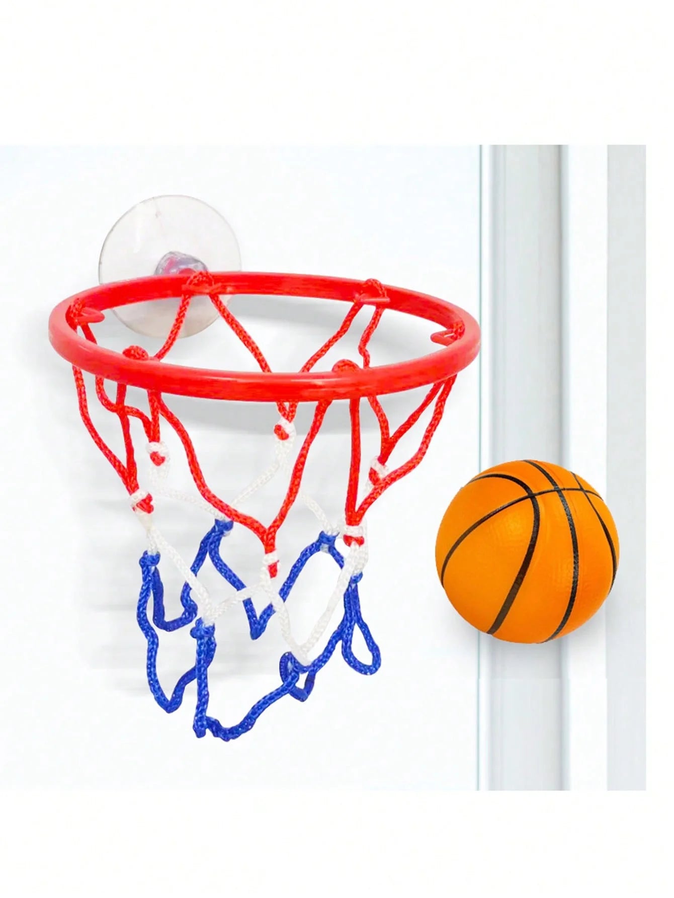 Small Basketball Set, Solid Rubber Elastic Ball, Children's Exercise Shooting Table Game Toy