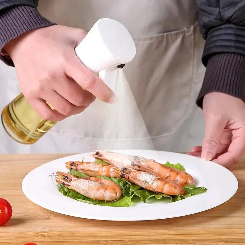 1pcs Oil Spray Bottle Kitchen Cooking Oil Dispenser, Camping BBQ, Baking Vinegar, Soy Sauce, Sprayer Containers