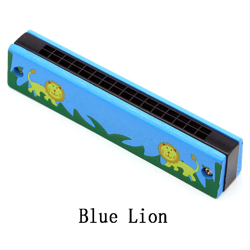 Children Wooden Harmonica Musical Instrument Toys, Music Teaching Aids Puzzle, Early Education, Kindergarten, Beginners