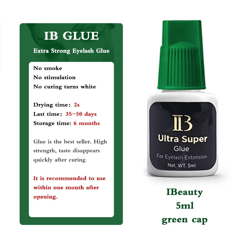 Beauty Ultra Super Eyelash Extension Glue Supplies Green Cap Waterproof Adhesive Makeup Tools Strongest Fastest Eyes