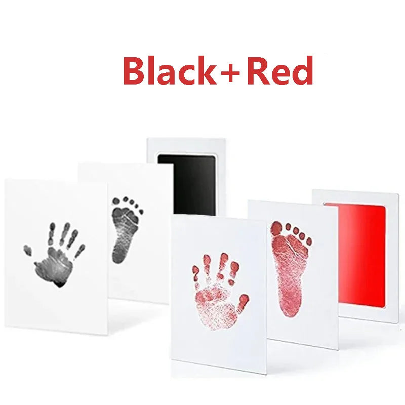 Baby Care Non-Toxic Baby Handprint & Footprint Imprint Kit - Baby Souvenirs Newborn Footprint Ink Pad for Newborn Baby Gifts