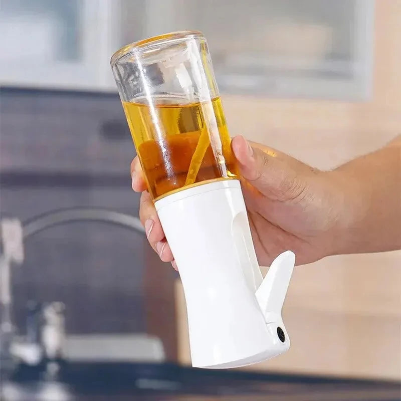 1pcs Oil Spray Bottle Kitchen Cooking Oil Dispenser, Camping BBQ, Baking Vinegar, Soy Sauce, Sprayer Containers