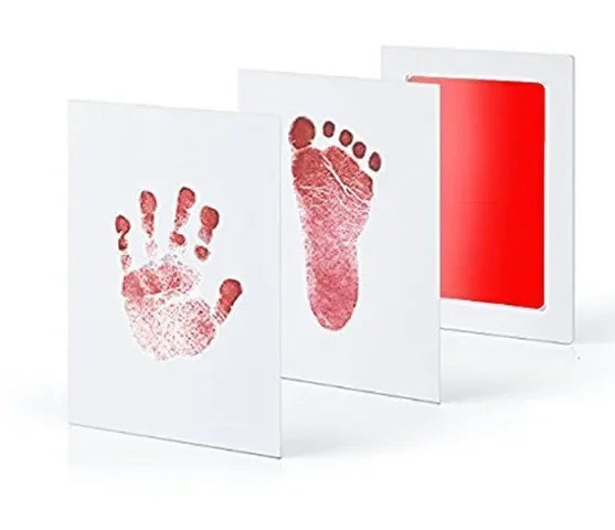 Baby Care Non-Toxic Baby Handprint & Footprint Imprint Kit - Baby Souvenirs Newborn Footprint Ink Pad for Newborn Baby Gifts