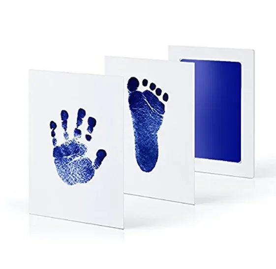 Baby Care Non-Toxic Baby Handprint & Footprint Imprint Kit - Baby Souvenirs Newborn Footprint Ink Pad for Newborn Baby Gifts