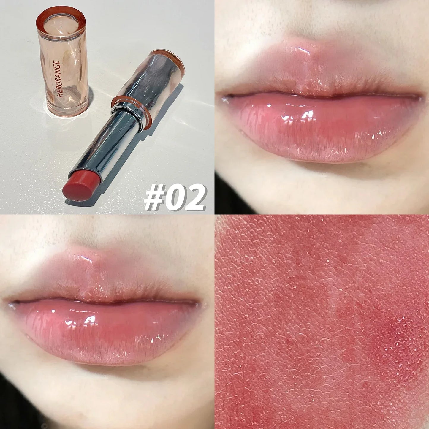 Jelly Lipstick - Long-lasting, vibrant colour, Moisturising, Glossy