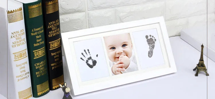 Baby Care Non-Toxic Baby Handprint & Footprint Imprint Kit - Baby Souvenirs Newborn Footprint Ink Pad for Newborn Baby Gifts