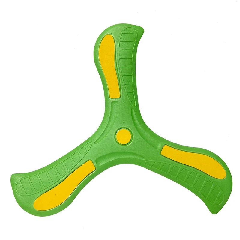 Children's Boomerang Soft Three-leaf Cross, Interactive Outdoor Toy