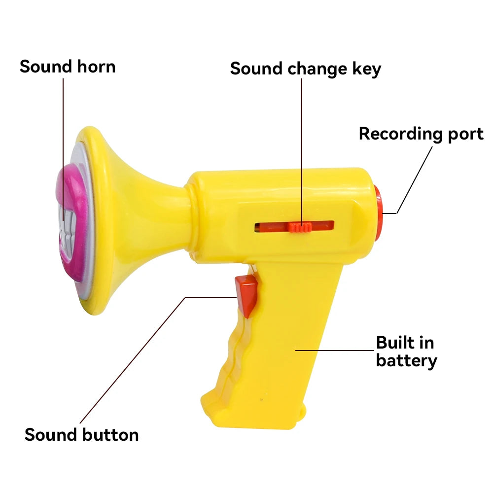 Children's Voice Changing Toy With 6 Sound Effects, Role-Playing Voice Speaker, Children's Handheld Amplifier Toy