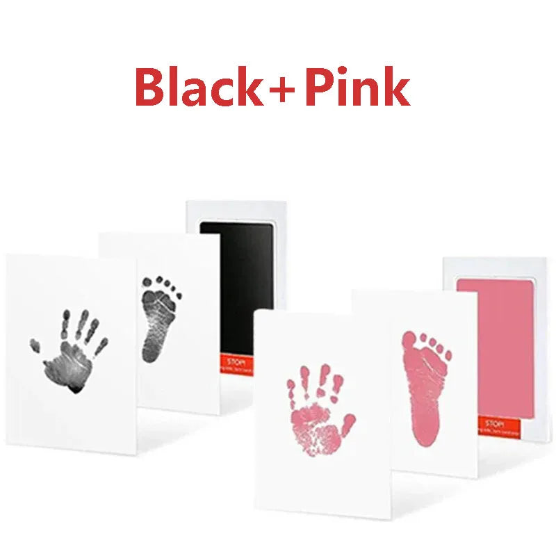 Baby Care Non-Toxic Baby Handprint & Footprint Imprint Kit - Baby Souvenirs Newborn Footprint Ink Pad for Newborn Baby Gifts