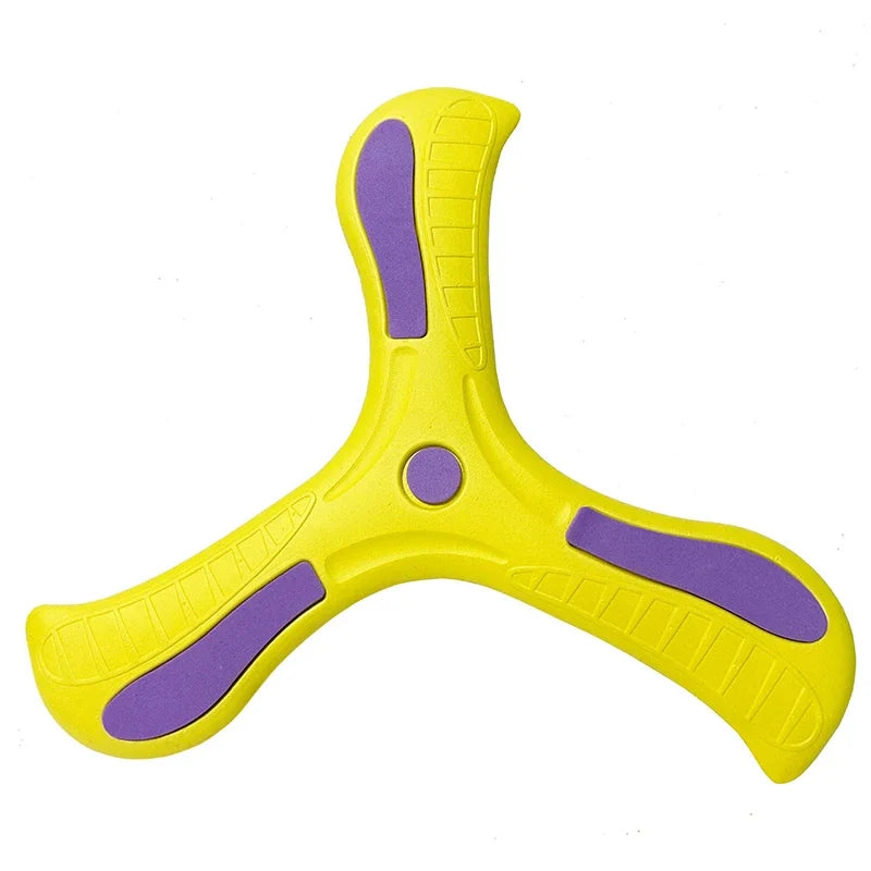 Children's Boomerang Soft Three-leaf Cross, Interactive Outdoor Toy