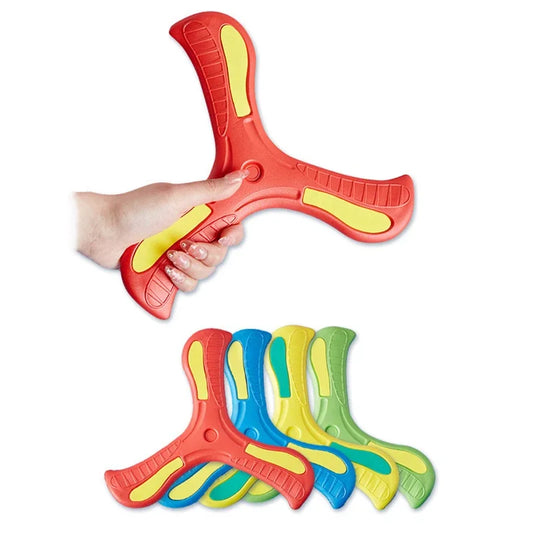 Children's Boomerang Soft Three-leaf Cross, Interactive Outdoor Toy