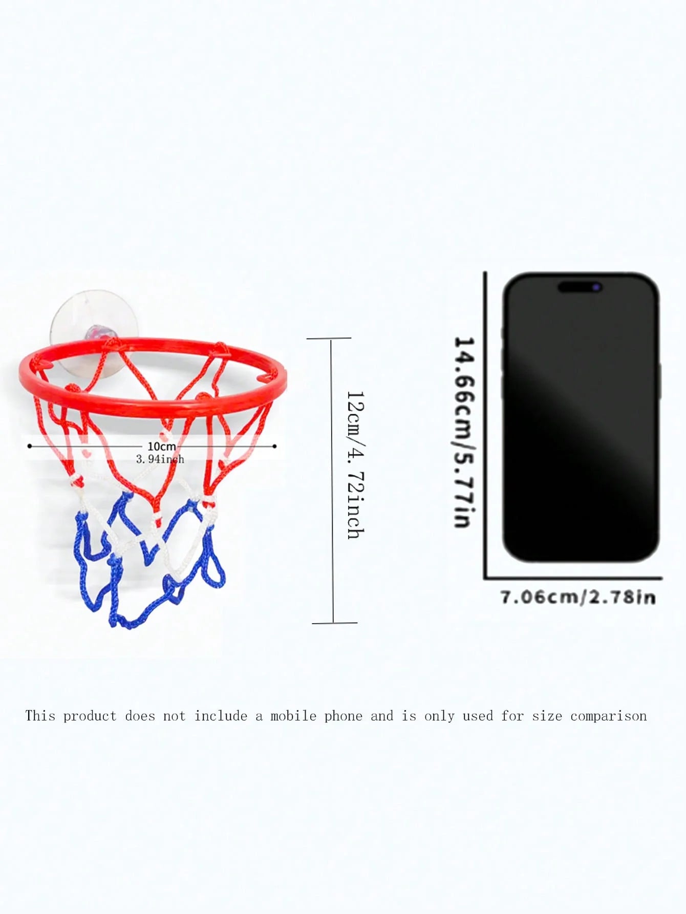 Small Basketball Set, Solid Rubber Elastic Ball, Children's Exercise Shooting Table Game Toy