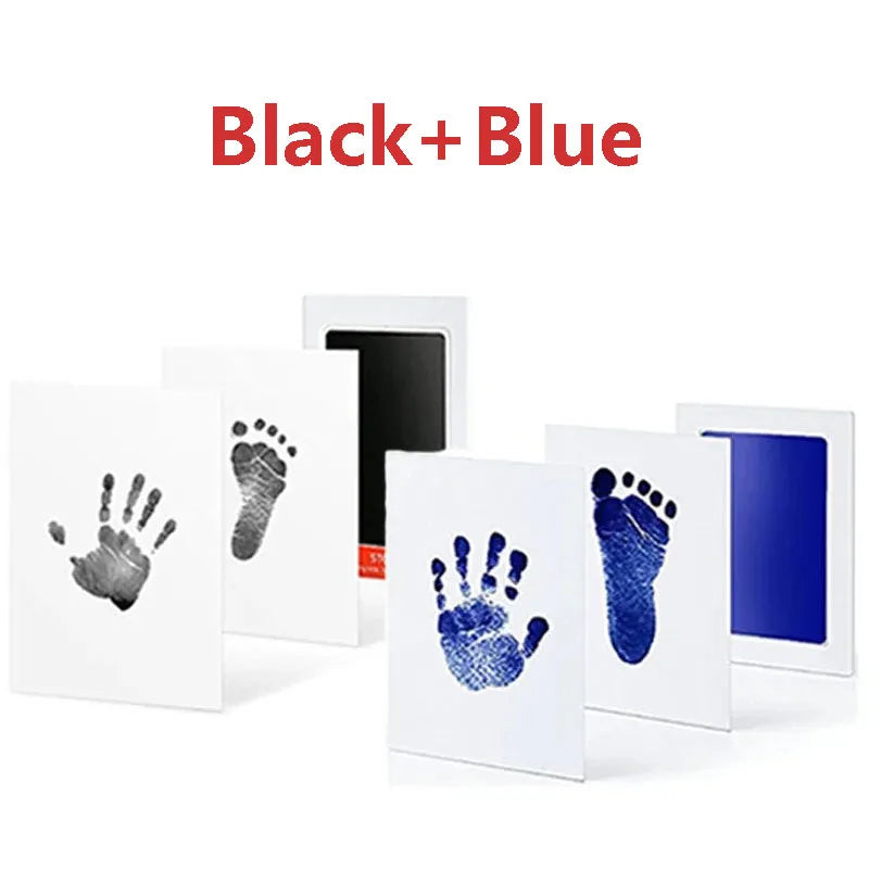 Baby Care Non-Toxic Baby Handprint & Footprint Imprint Kit - Baby Souvenirs Newborn Footprint Ink Pad for Newborn Baby Gifts