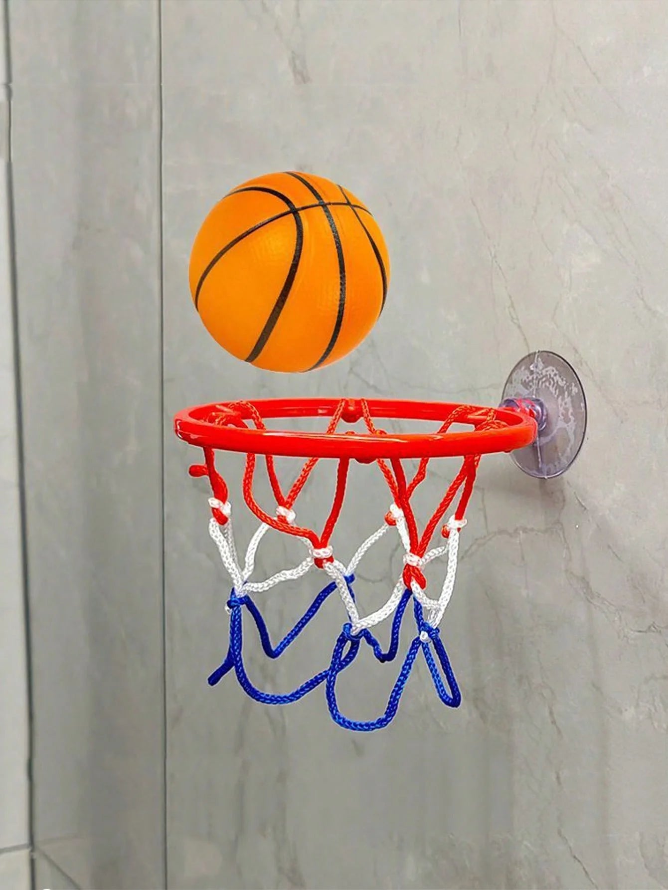 Small Basketball Set, Solid Rubber Elastic Ball, Children's Exercise Shooting Table Game Toy