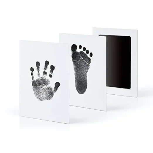 Baby Care Non-Toxic Baby Handprint & Footprint Imprint Kit - Baby Souvenirs Newborn Footprint Ink Pad for Newborn Baby Gifts