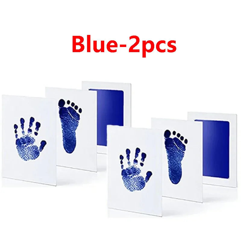 Baby Care Non-Toxic Baby Handprint & Footprint Imprint Kit - Baby Souvenirs Newborn Footprint Ink Pad for Newborn Baby Gifts